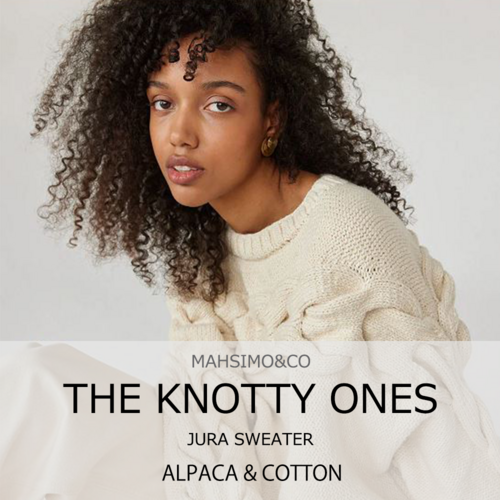 『THE KNOTTY ONES』レディースのハンドメイドニット