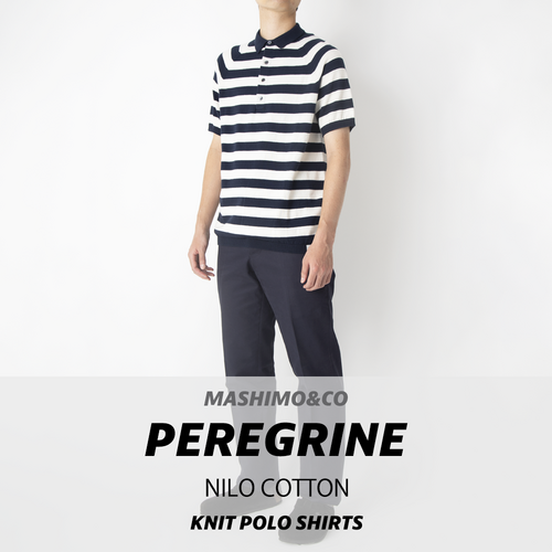 PEREGRINE(ペレグリン)　 KNIT POLO SHIRTS